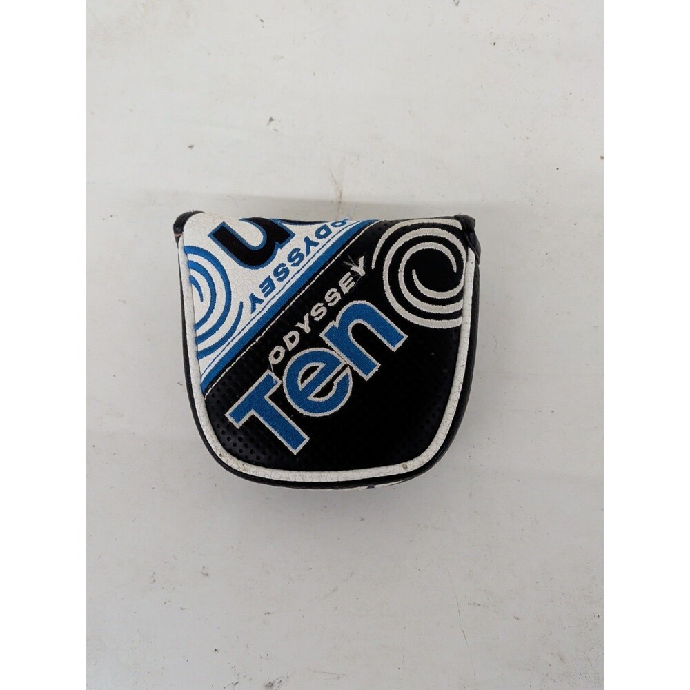 Odyssey TEN Mallet Putter Head Cover Blue White Magnetic Closure Golf Club